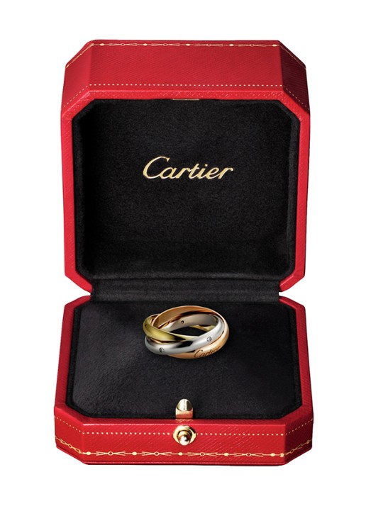Cartier Trinity ring - detail 4 aluminium