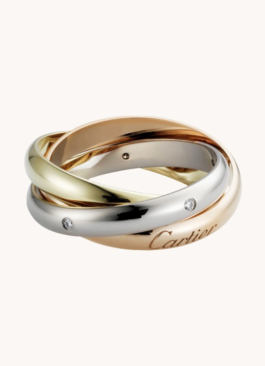 Cartier Trinity ring - voorkant aluminium