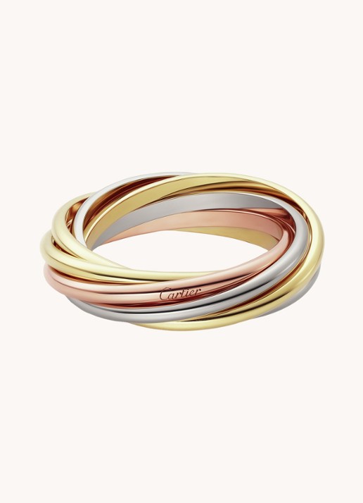 Cartier Trinity ring - detail multicolor