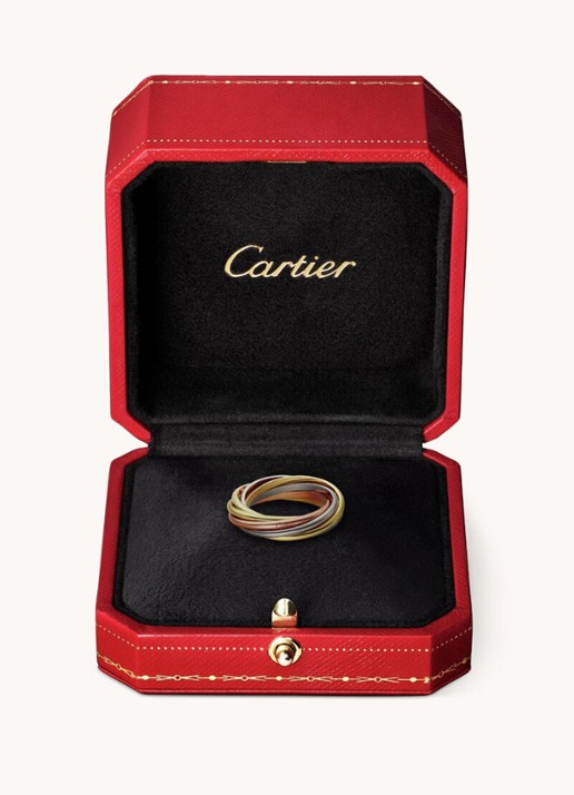 Cartier Trinity ring - detail 2 multicolor