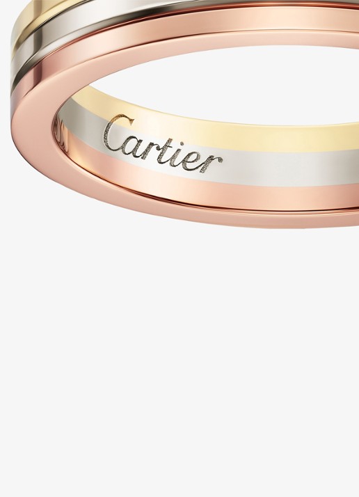 Cartier Vendome Louis Cartier trouwring, van 18 karaat rosé-, wit-, en geelgoud CRB4052200 - detail 2 goud