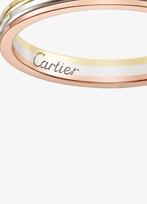 Cartier Vendome Louis Cartier trouwring, van 18 karaat rosé-, wit-, en geelgoud CRB4209900 - detail 2 goud