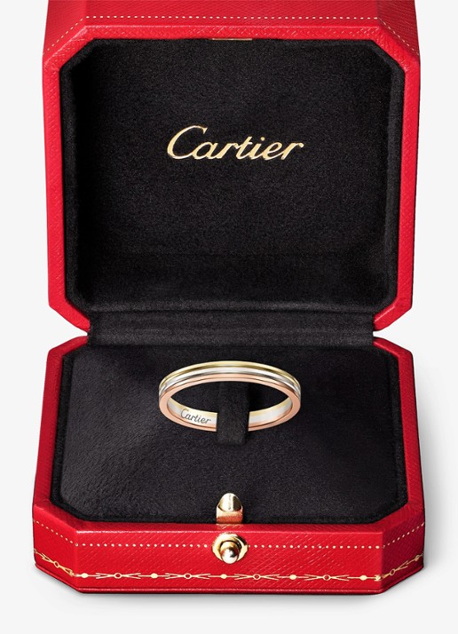 Cartier Vendome Louis Cartier trouwring, van 18 karaat rosé-, wit-, en geelgoud CRB4209900 - detail 5 goud