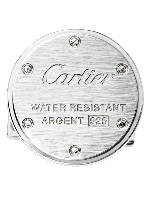Cartier Water Resistant manchetknopen van zilver CRT1220334 - detail 2 zilver