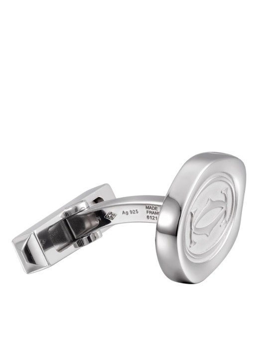 Cartier Wax Seal manchetknopen van sterling zilver CROG000144 - detail zilver