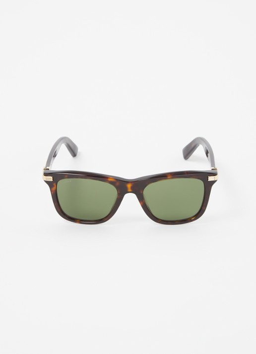 Cartier Wayfarer zonnebril CT0396S - detail donkerbruin