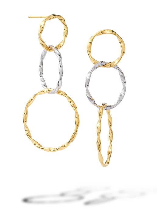 Casa Jewelry Arezzo Max oorstekers verguld