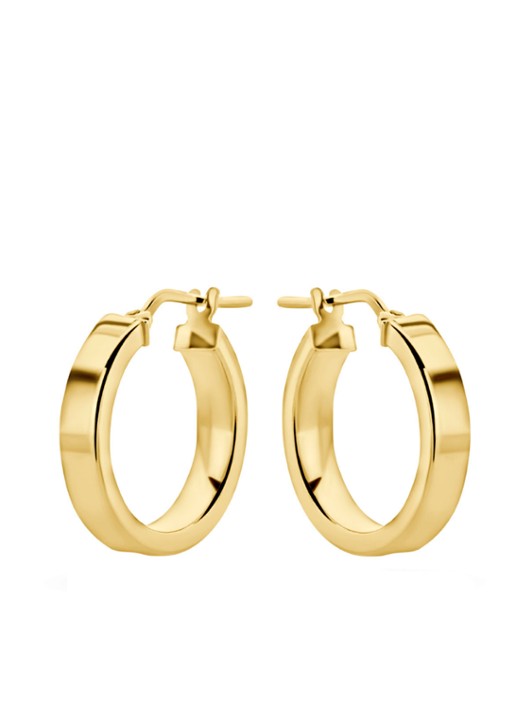 Casa Jewelry Banda S oorringen verguld