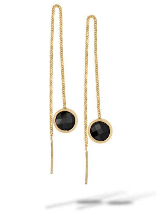 Casa Jewelry Belle oorhangers verguld
