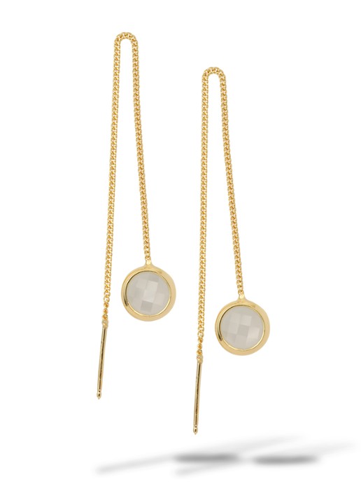 Casa Jewelry Belle oorhangers verguld