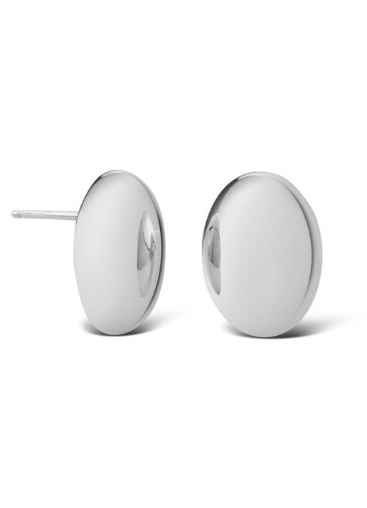 Casa Jewelry Bikkel S Shiny oorstekers van zilver