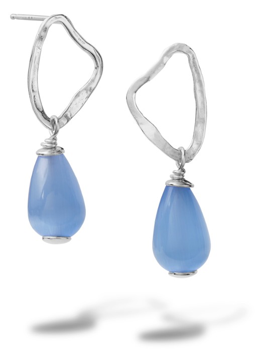 Casa Jewelry Bob oorhangers van zilver