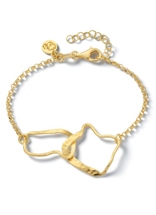 Casa Jewelry Bob Ross S armband verguld