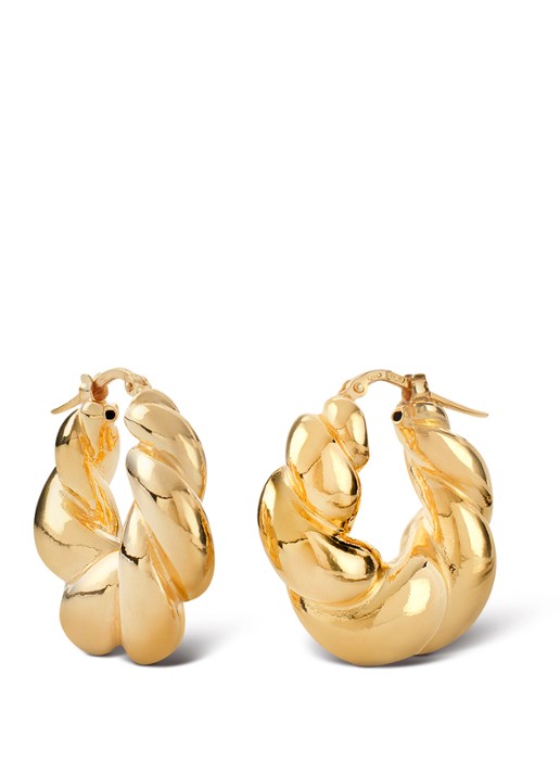 Casa Jewelry Cherry oorringen verguld