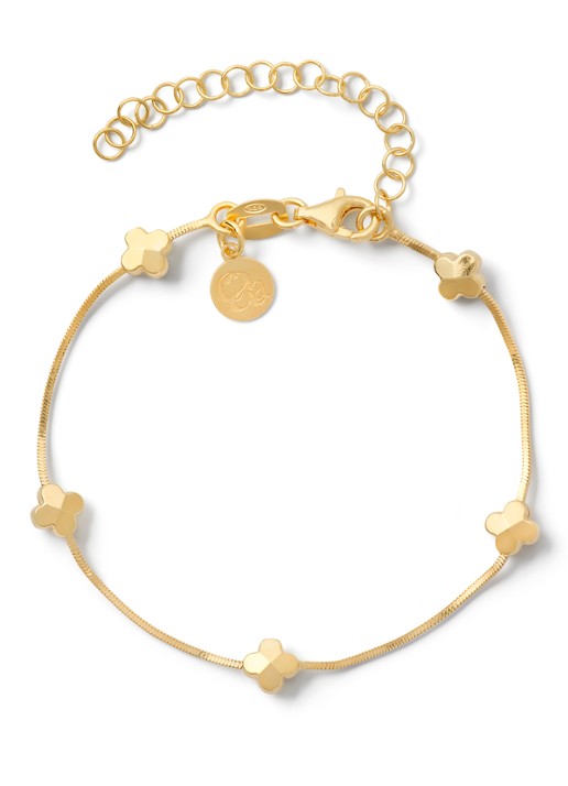 Casa Jewelry Chipette armband verguld  - voorkant goud