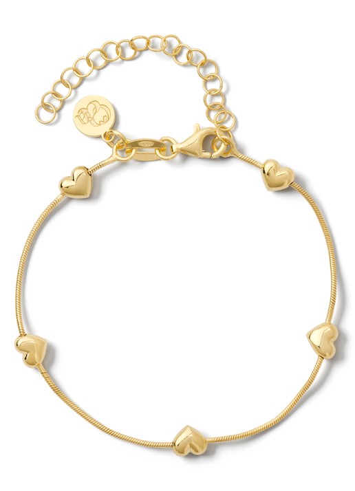 Casa Jewelry Chippy armband verguld  - voorkant goud
