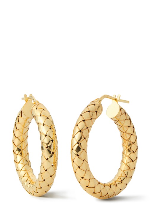Casa Jewelry Cobra L oorringen verguld