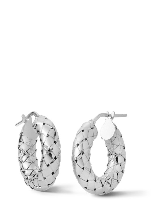 Casa Jewelry Cobra S oorringen van zilver