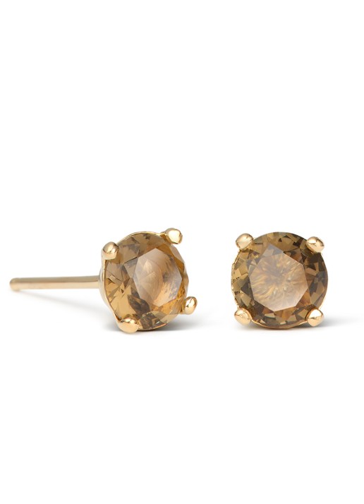 Casa Jewelry Demi oorstekers verguld  - voorkant goud