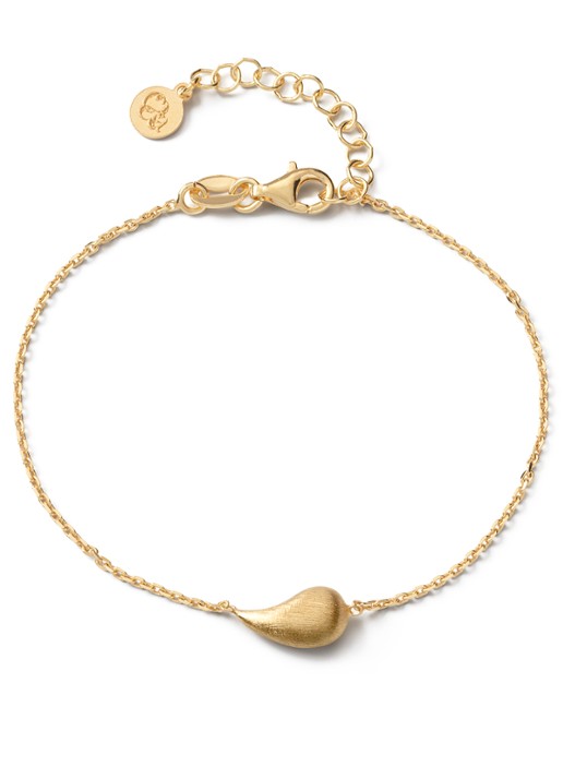 Casa Jewelry Drop S Satin armband verguld