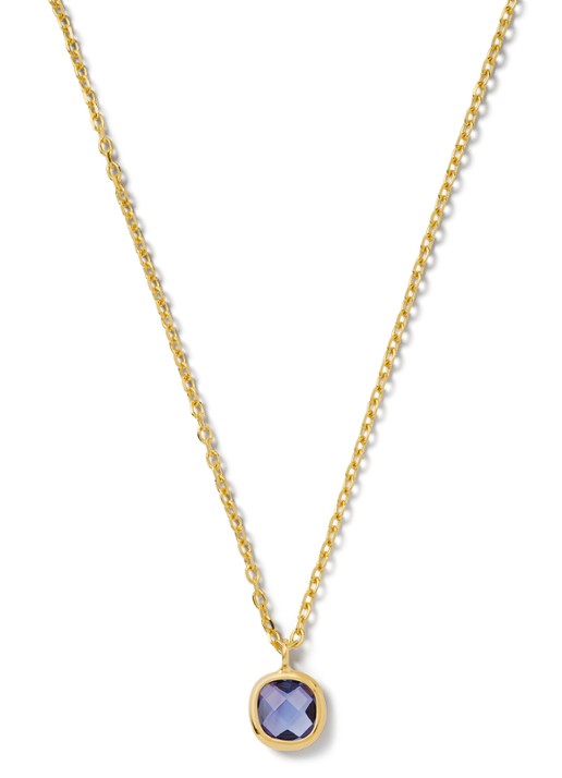 Casa Jewelry Grace ketting verguld  - voorkant goud