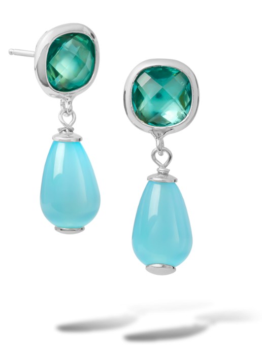 Casa Jewelry Grace oorstekers van zilver