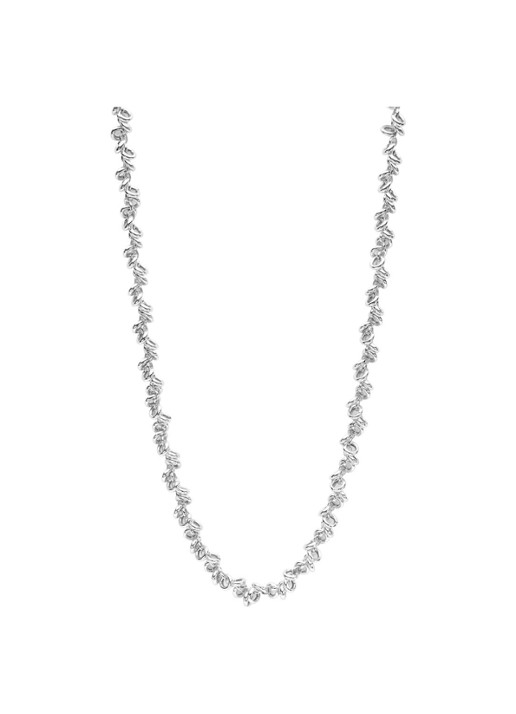 Casa Jewelry Jada ketting van zilver - voorkant zilver