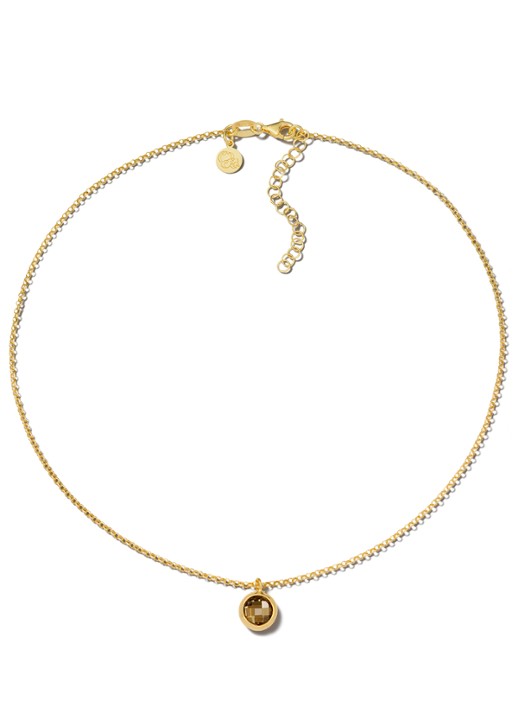 Casa Jewelry Jolie Brown ketting verguld