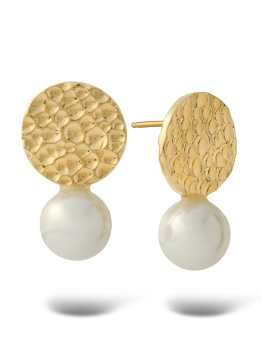 Casa Jewelry Kate oorstekers verguld