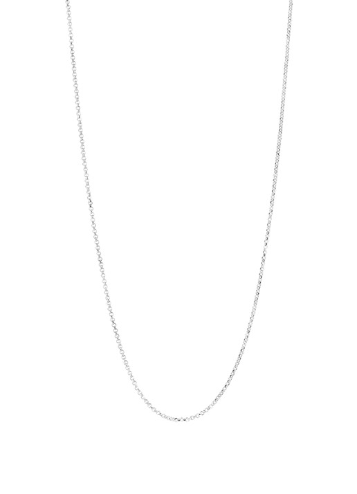 Casa Jewelry Kitty ketting van zilver - voorkant zilver