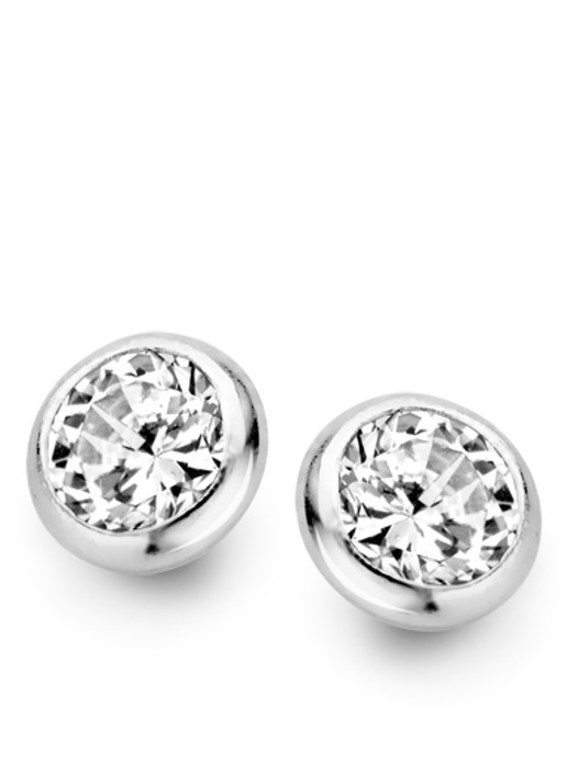 Casa Jewelry La Mer Small oorknopjes van zilver