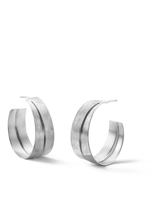 Casa Jewelry Leila oorstekers van zilver