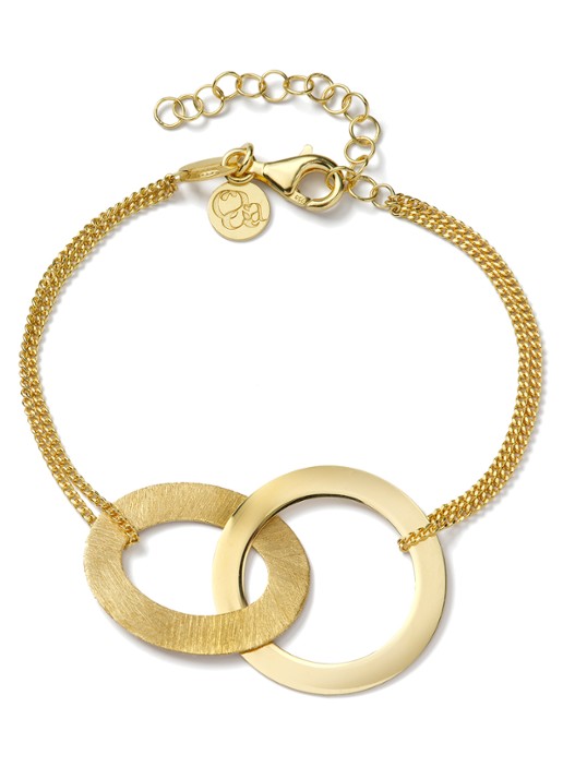 Casa Jewelry Lola Shiny S armband verguld