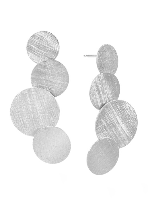 Casa Jewelry Luna XL oorstekers van zilver