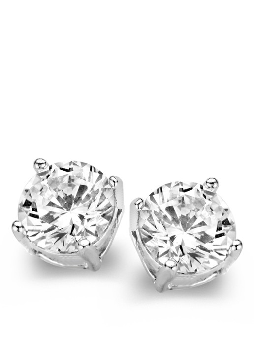 Casa Jewelry Marry L oorknopjes van zilver