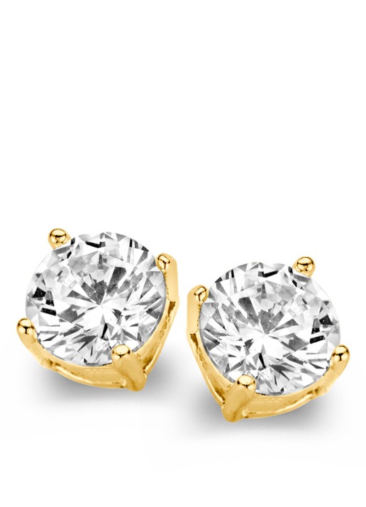 Casa Jewelry Marry L oorknopjes verguld