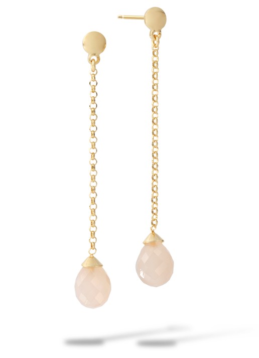 Casa Jewelry Max oorstekers verguld