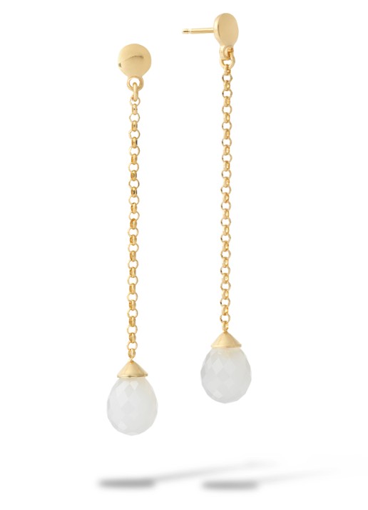 Casa Jewelry Max oorstekers verguld