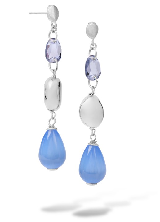 Casa Jewelry Nouveau oorstekers van zilver