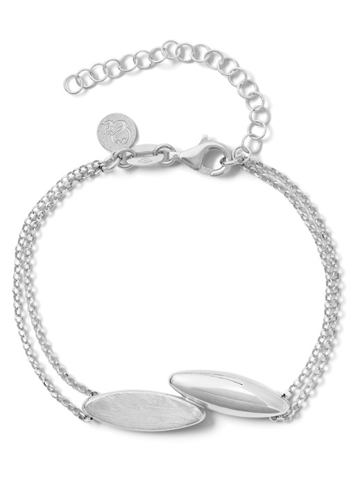 Casa Jewelry Odil armband van zilver  - voorkant zilver