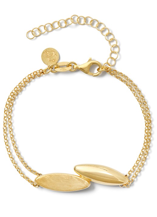 Casa Jewelry Odil armband verguld  - voorkant goud