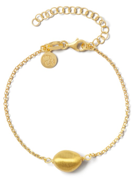 Casa Jewelry Pebbles Max Satin armband verguld
