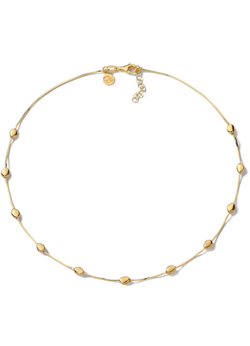 Casa Jewelry Pebbles Shiny ketting verguld