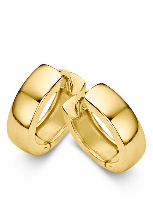 Casa Jewelry Plain Jane oorringen verguld