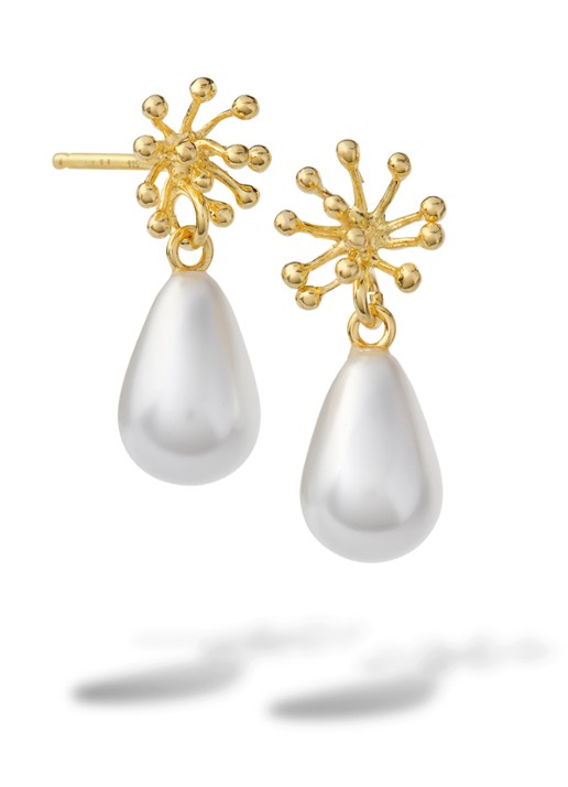 Casa Jewelry Porcu oorstekers verguld