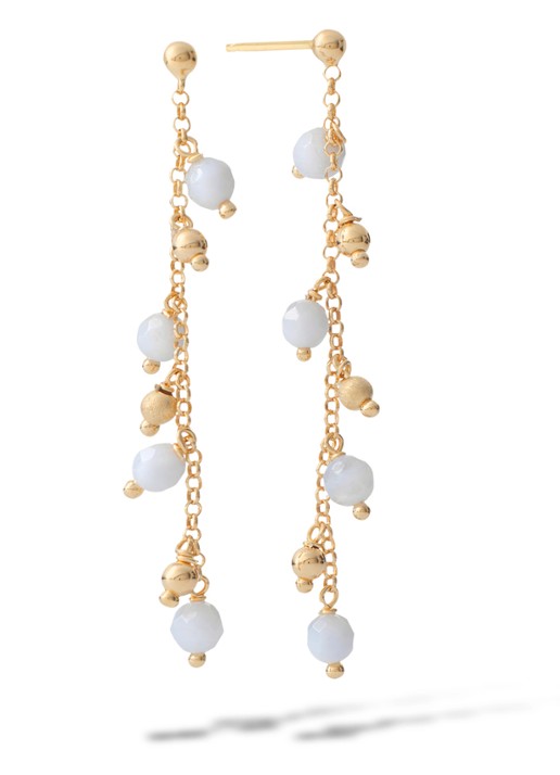 Casa Jewelry Riva oorhangers verguld