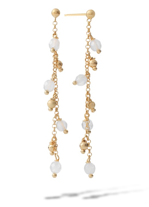 Casa Jewelry Riva oorhangers verguld