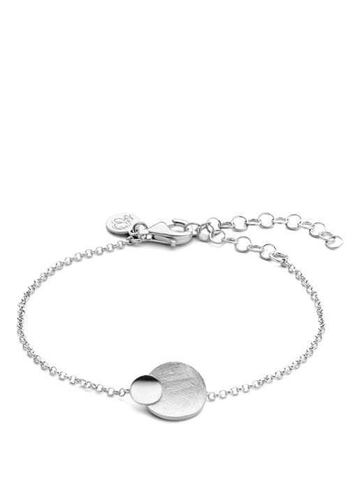 Casa Jewelry Rondje Hol armband van zilver