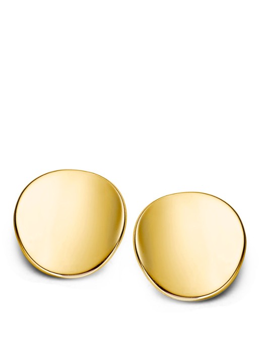 Casa Jewelry Rondjes oorknopjes verguld