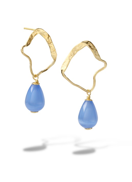 Casa Jewelry Ross oorstekers verguld